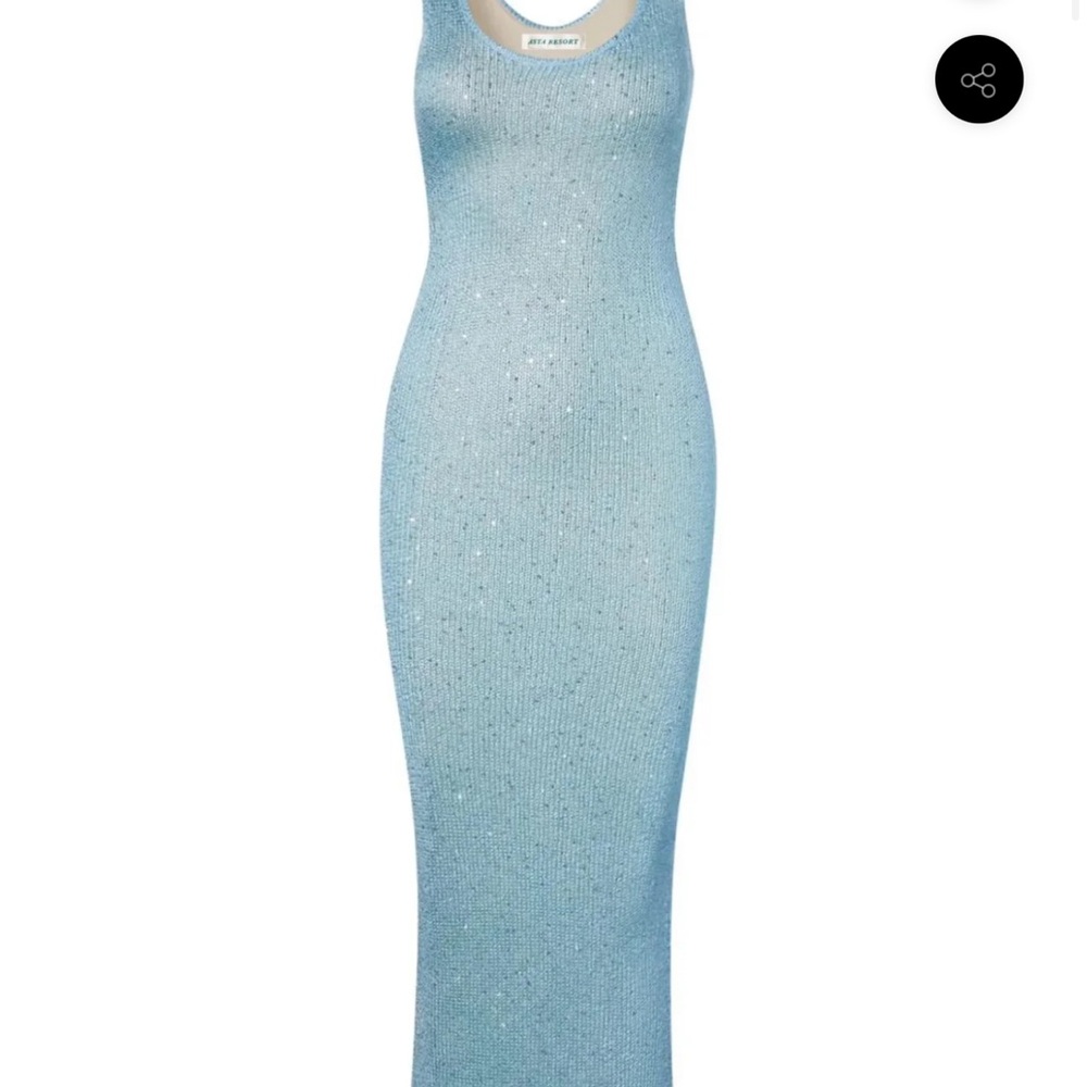 Asta Resort Baia Dress blue sequin